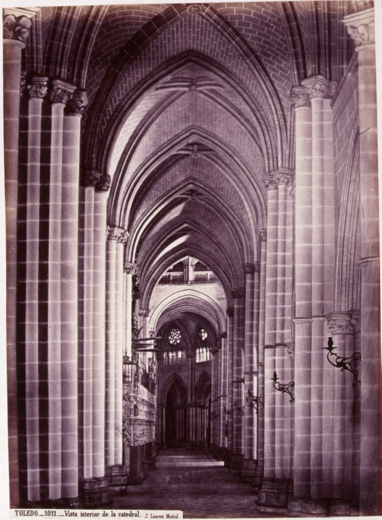 Miniatura de Vista interior de la catedral de Toledo