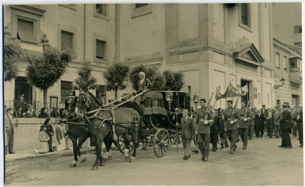 Miniatura de Procesión eucarística de los enfermos