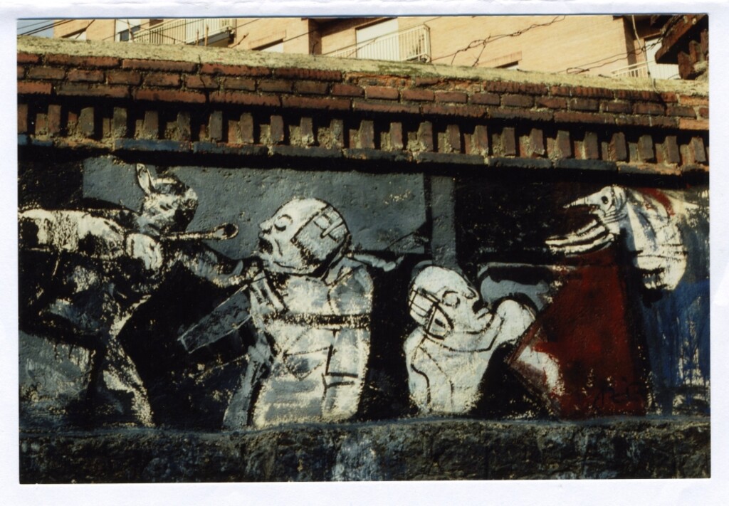 Miniatura de Goya en la Plaza de las Peñuelas, Los Caprichos