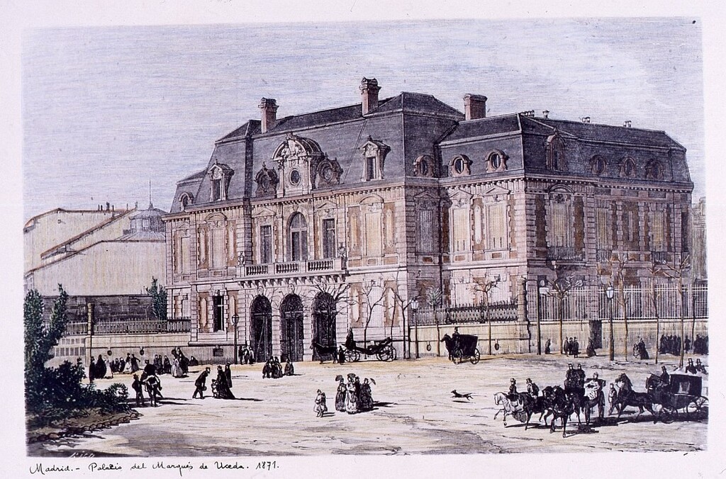 Miniatura de Palacio del Marqués de Uceda, 1871