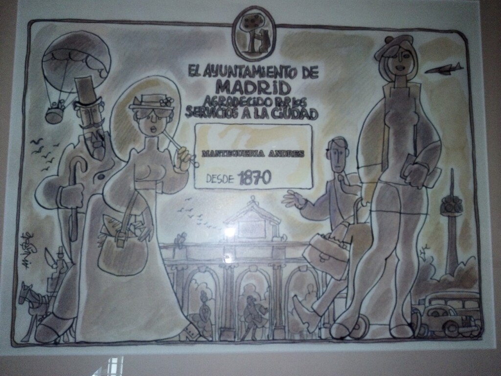 Miniatura de Diploma de Comercio Centenario concedido a Mantequería Andrés