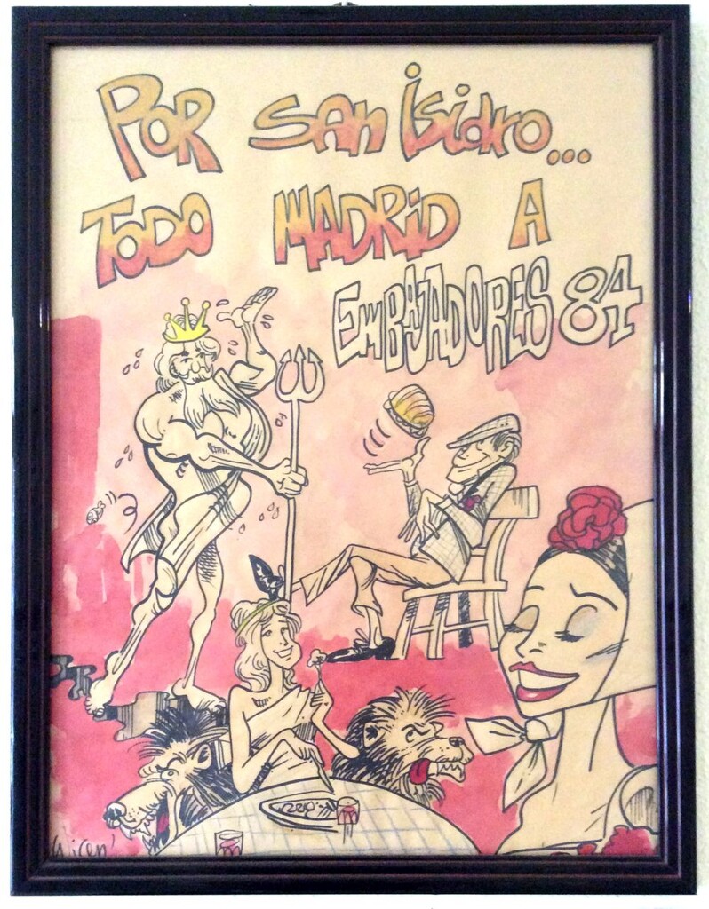 Miniatura de Cartel "Por San Isidro todo Madrid a Embajadores 84"