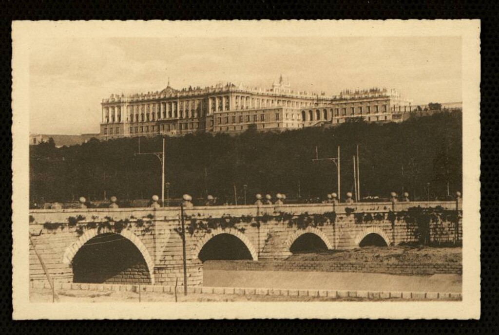 Miniatura de Palacio de Oriente y Puente de Segovia
