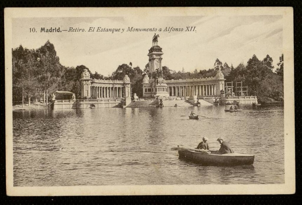 Miniatura de Estanque del Retiro y Monumento a Alfonso XII