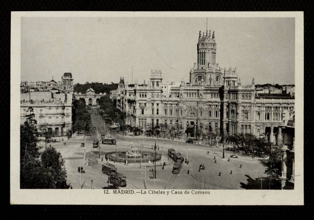 Miniatura de La Cibeles y Casa de Correos