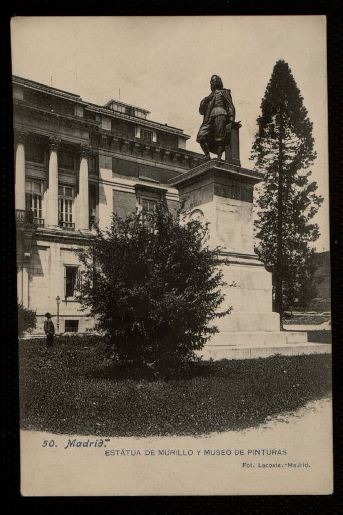 Miniatura de Estatua de Murillo y Museo de Pinturas