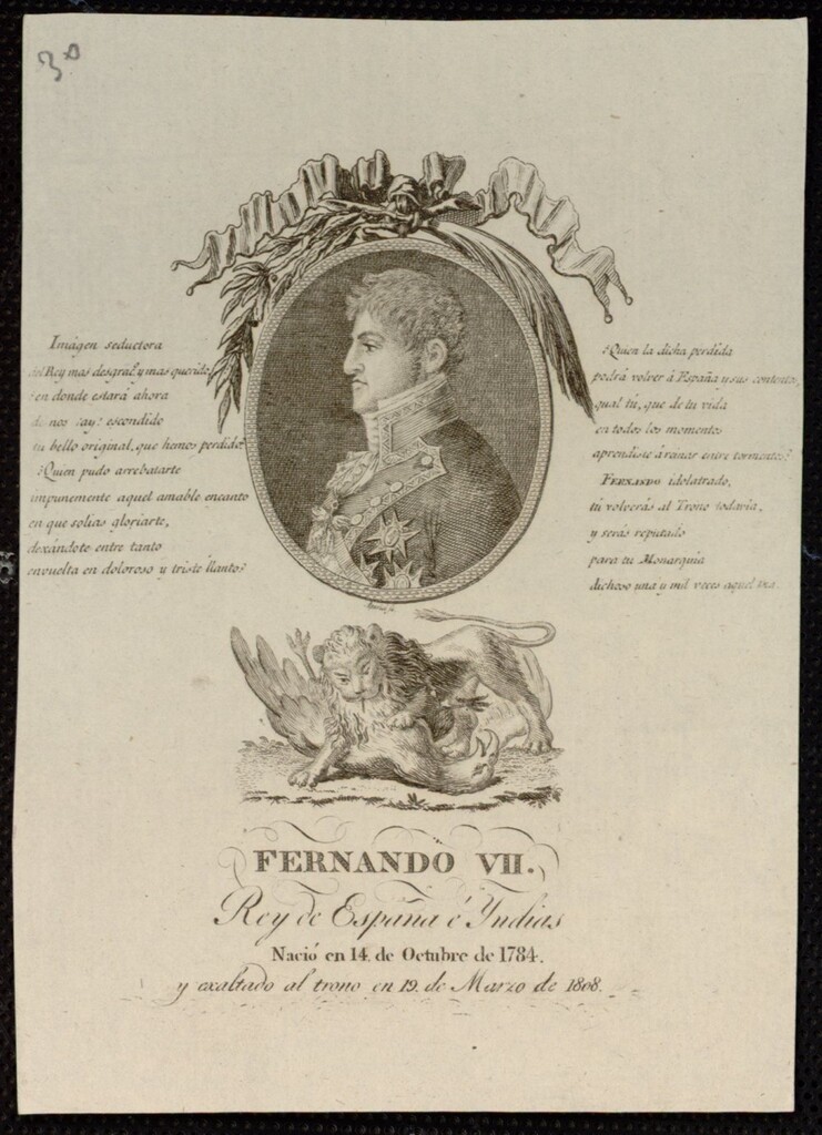 Miniatura de Fernando VII