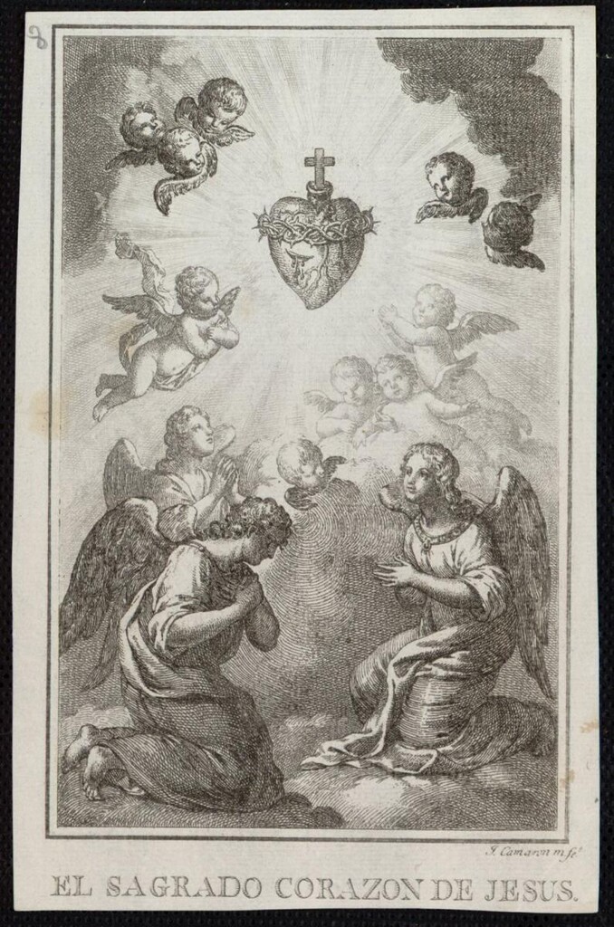 Miniatura de El Sagrado Corazón de Jesús
