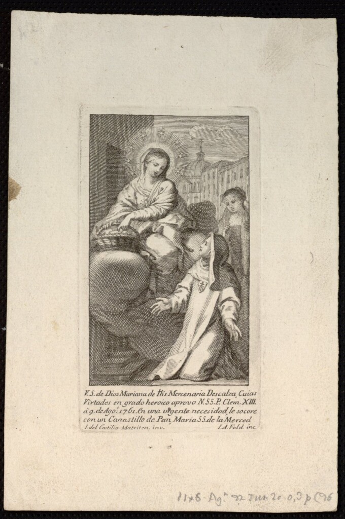 Miniatura de Beata Mariana de Jesús