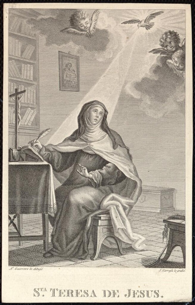 Miniatura de Santa Teresa de Jesús