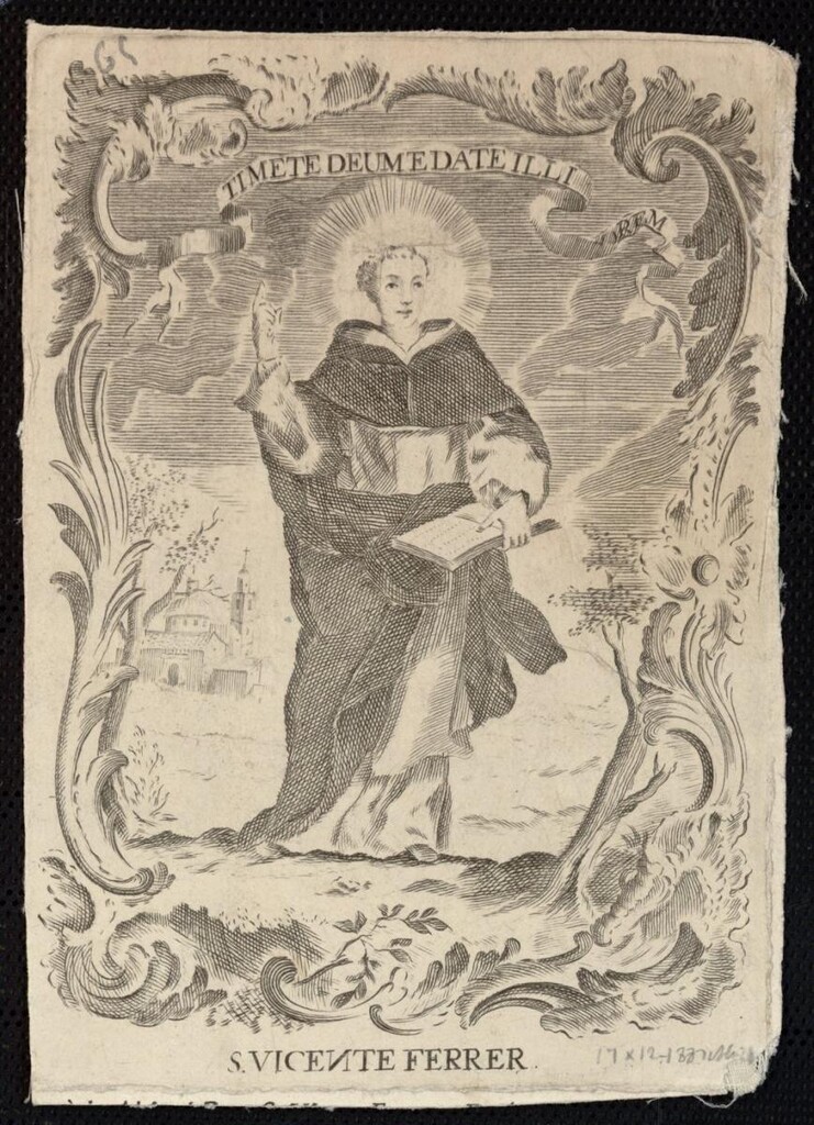 Miniatura de San Vicente Ferrer