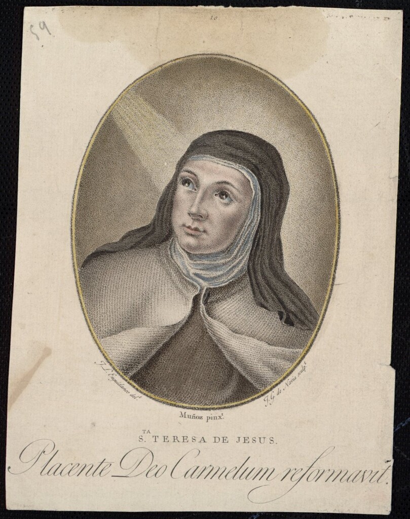 Miniatura de Santa Teresa de Jesús