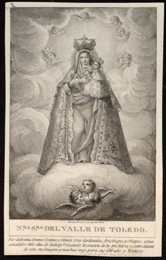 Miniatura de Virgen del Valle de Toledo