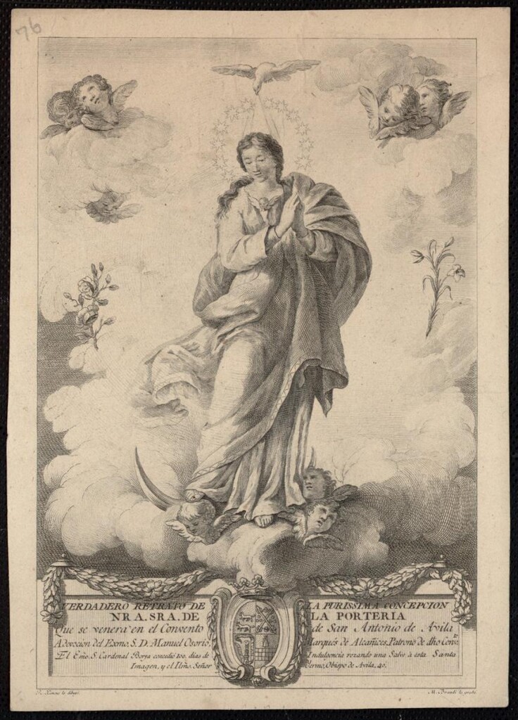 Miniatura de Virgen de la Portería