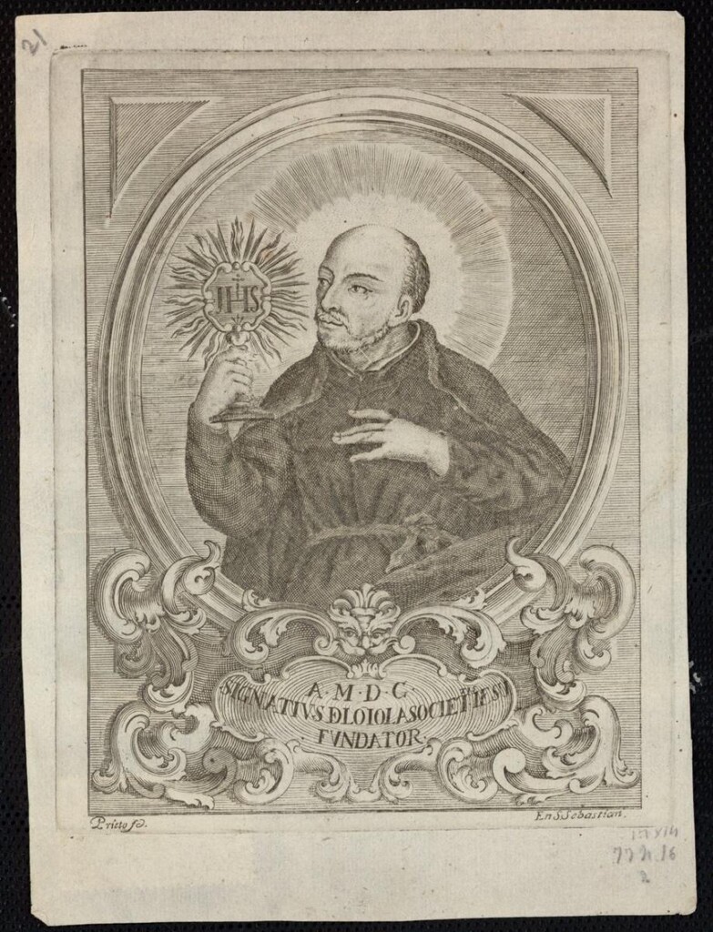 Miniatura de San Ignacio de Loyola