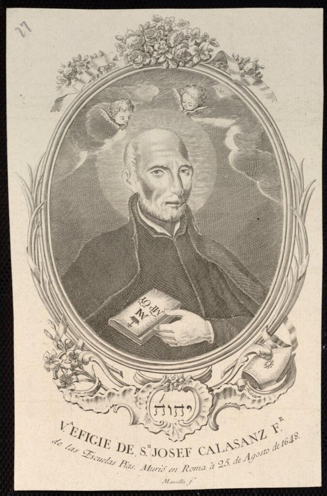 Miniatura de San José de Calasanz