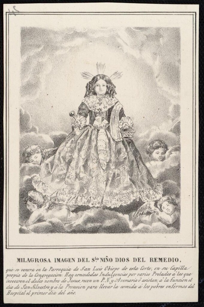 Miniatura de Milagrosa Imagen del Santo Niño del Remedio