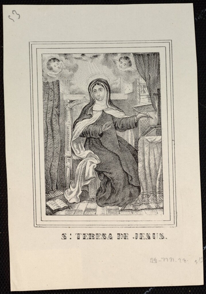Miniatura de Santa Teresa de Jesús