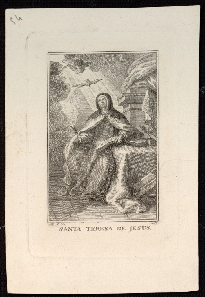 Miniatura de Santa Teresa de Jesús