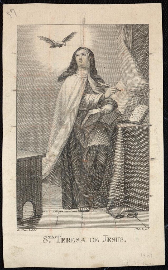 Miniatura de Santa Teresa de Jesús