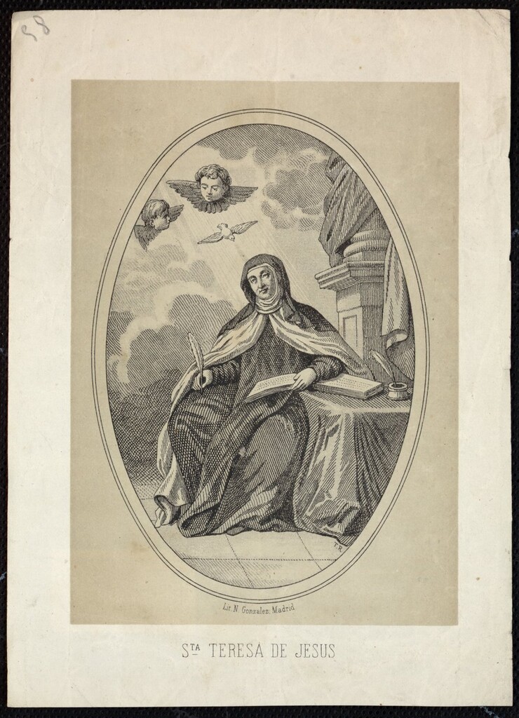 Miniatura de Santa Teresa de Jesús