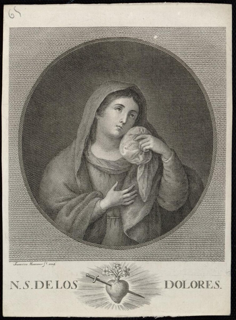 Miniatura de Virgen de los Dolores