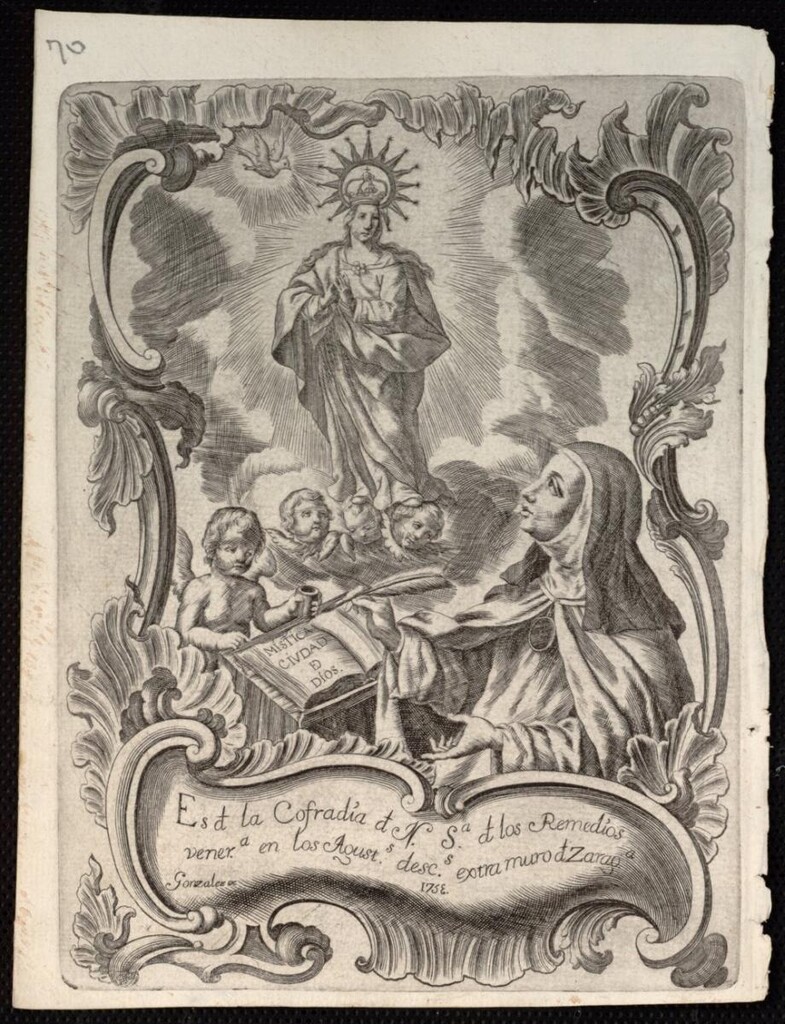 Miniatura de Virgen de los Remedios
