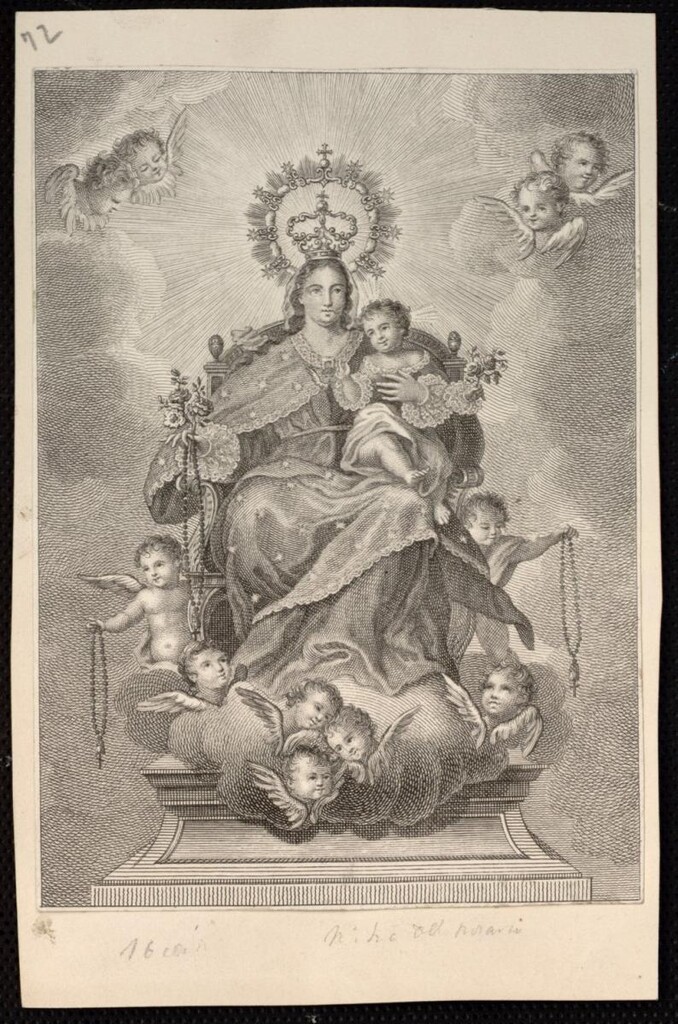 Miniatura de Virgen del Rosario de la Iglesia de Santo Tomás de Madrid