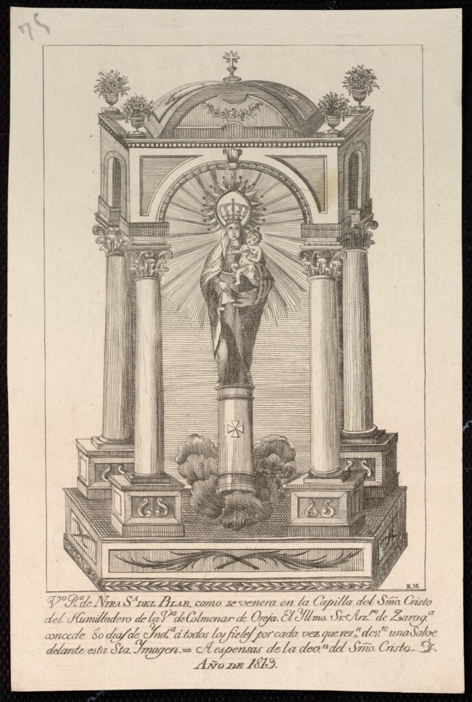 Miniatura de Virgen del Pilar