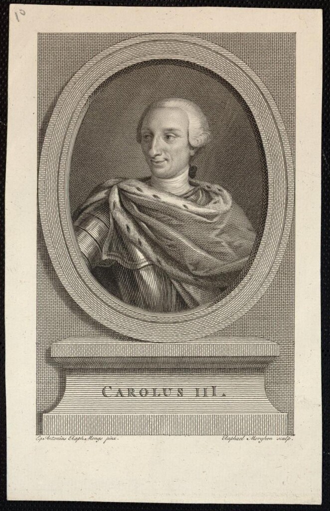 Miniatura de Carlos III, Rey de España