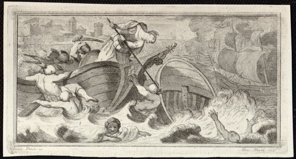 Miniatura de Ilustración de la biografía del Papa Clemente XI