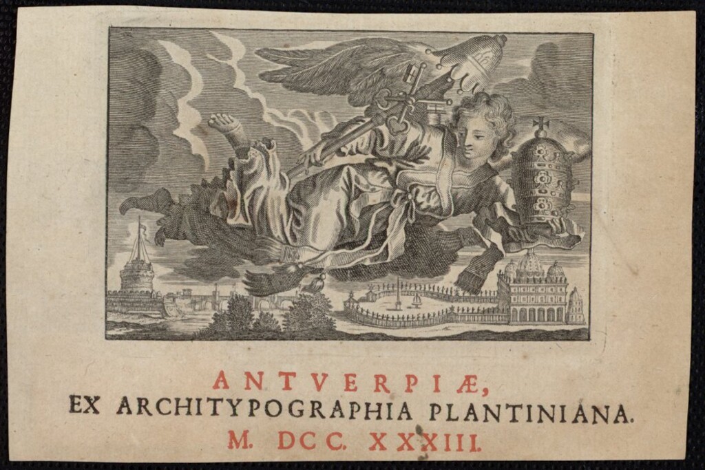 Miniatura de Alegoría del Pontificado