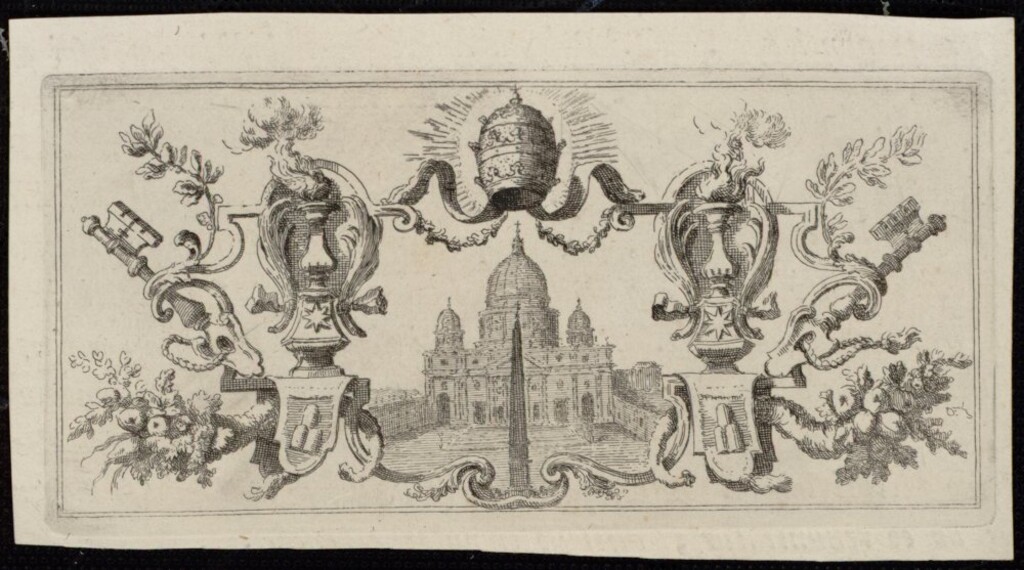 Miniatura de Ilustración de una historia del Pontificado