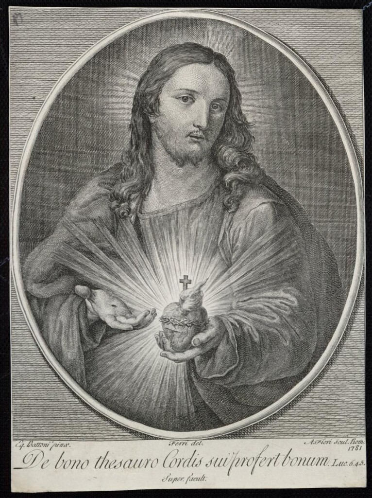 Miniatura de El Sagrado Corazón de Jesús