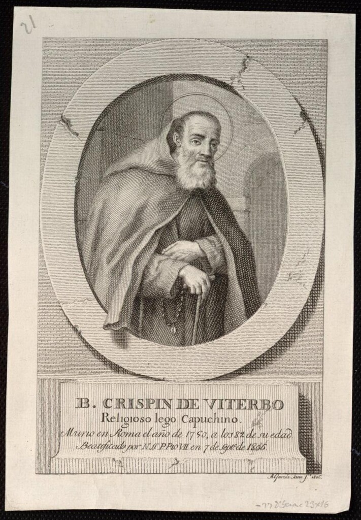 Miniatura de Beato Crispín de Viterbo