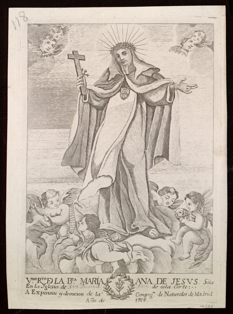 Miniatura de Beata María Ana de Jesús