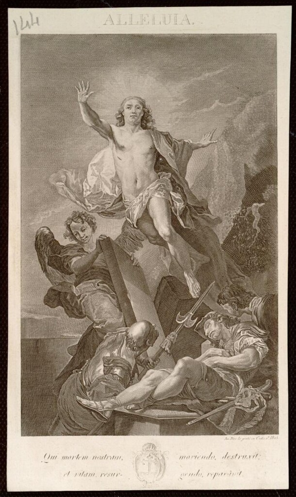 Miniatura de Resurrección de Cristo