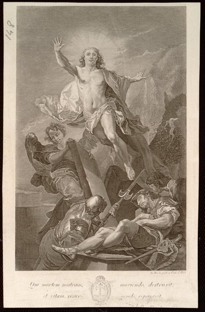 Miniatura de Resurrección de Cristo
