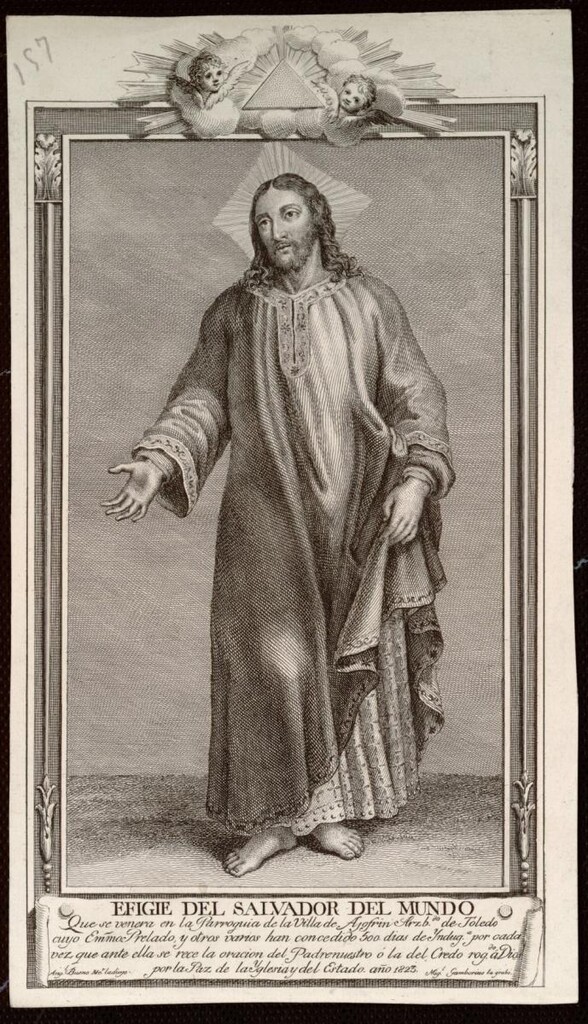 Miniatura de Cristo Salvador