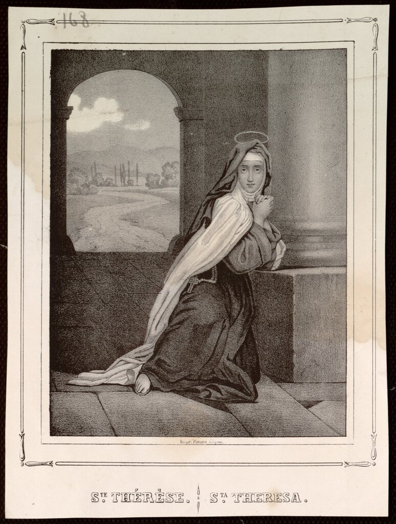 Miniatura de Sainte Thérèse = Santha Theresa