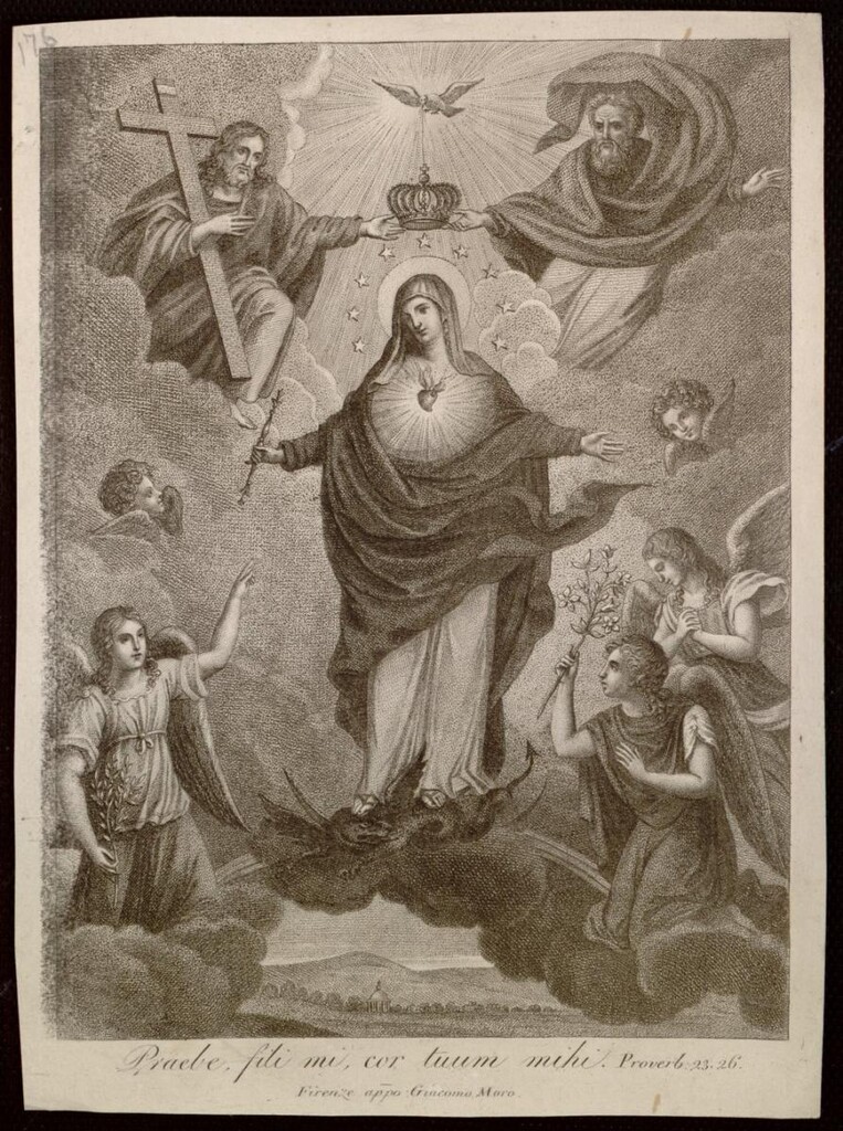 Miniatura de La Coronación de la Virgen