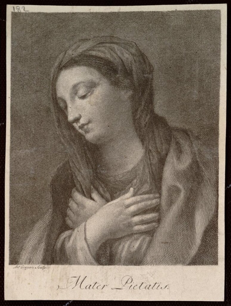 Miniatura de La Virgen María