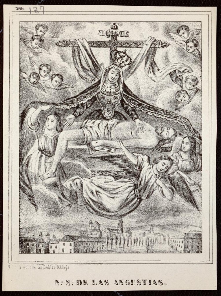 Miniatura de Nuestra Señora de las Angustias