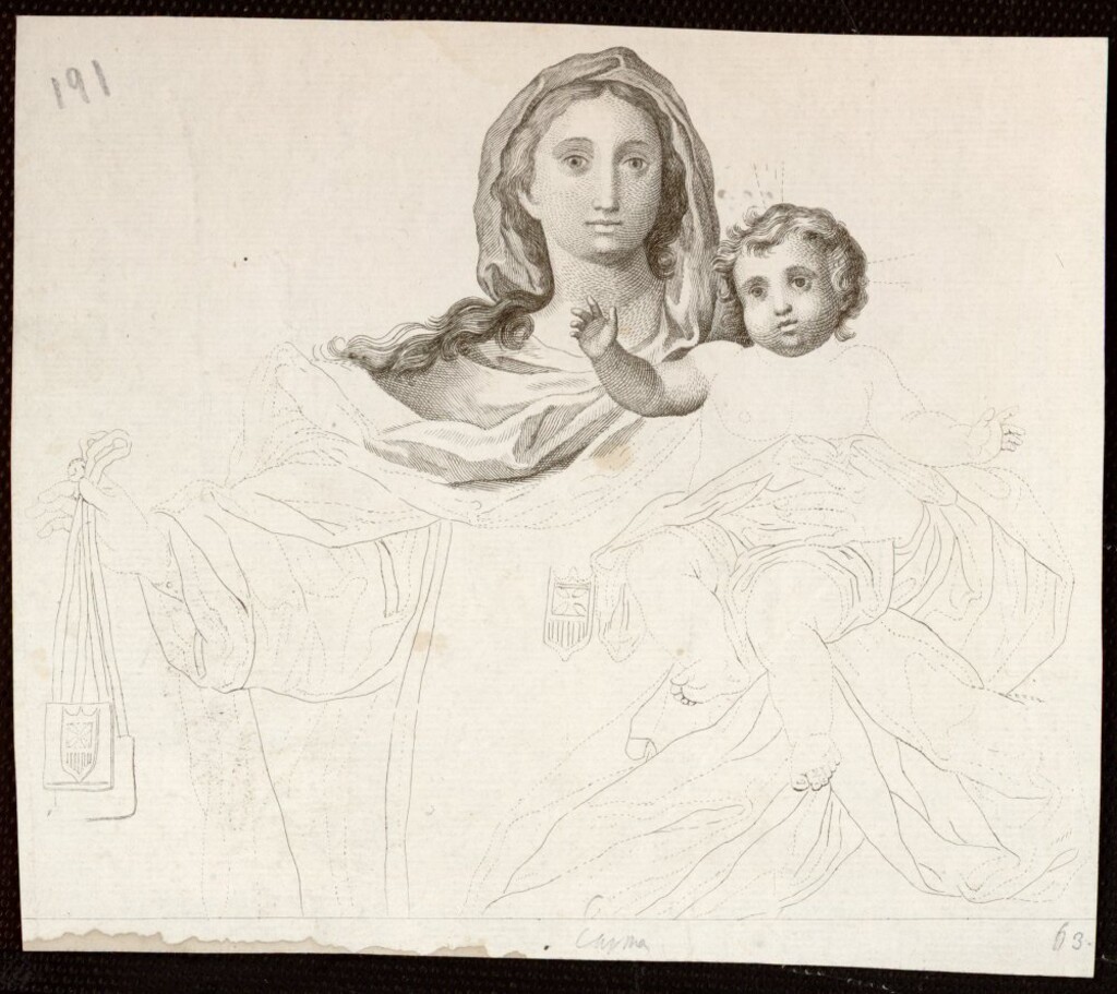 Miniatura de Virgen de la Merced