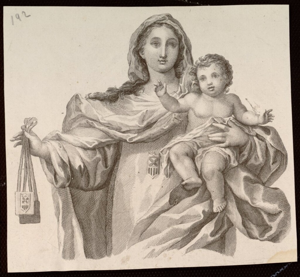 Miniatura de Virgen de la Merced