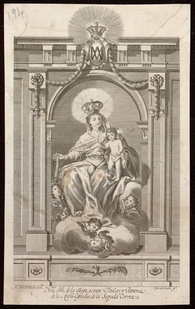 Miniatura de Virgen de la Consolación
