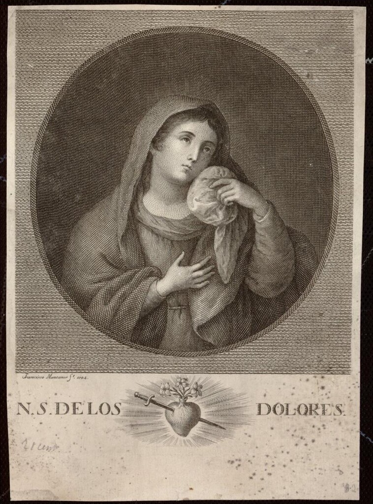 Miniatura de Virgen de los Dolores