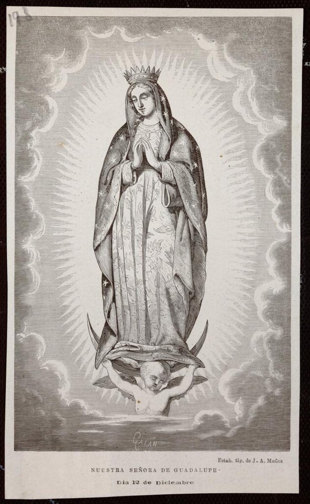Miniatura de Nuestra Señora de Guadalupe