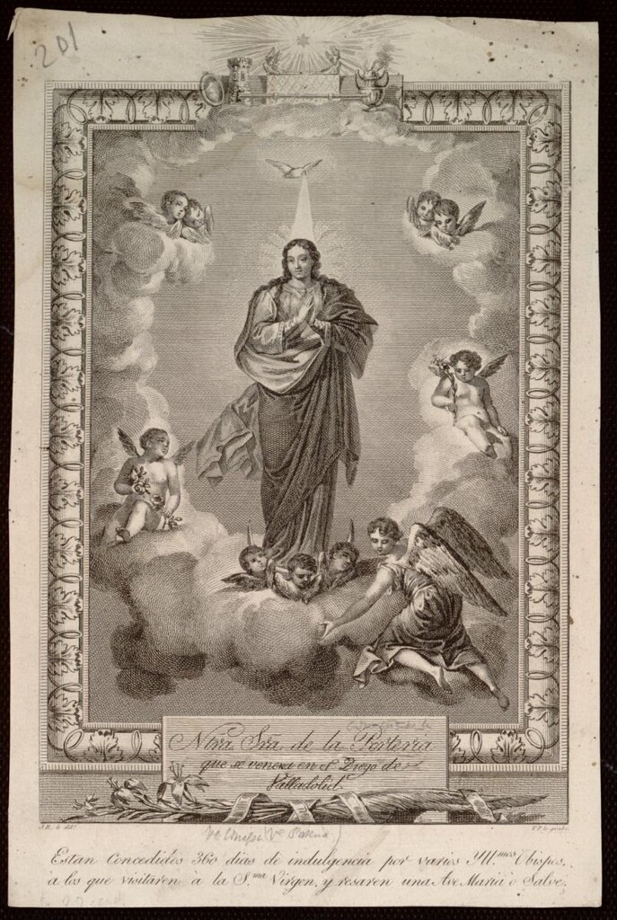 Miniatura de Virgen de la Portería