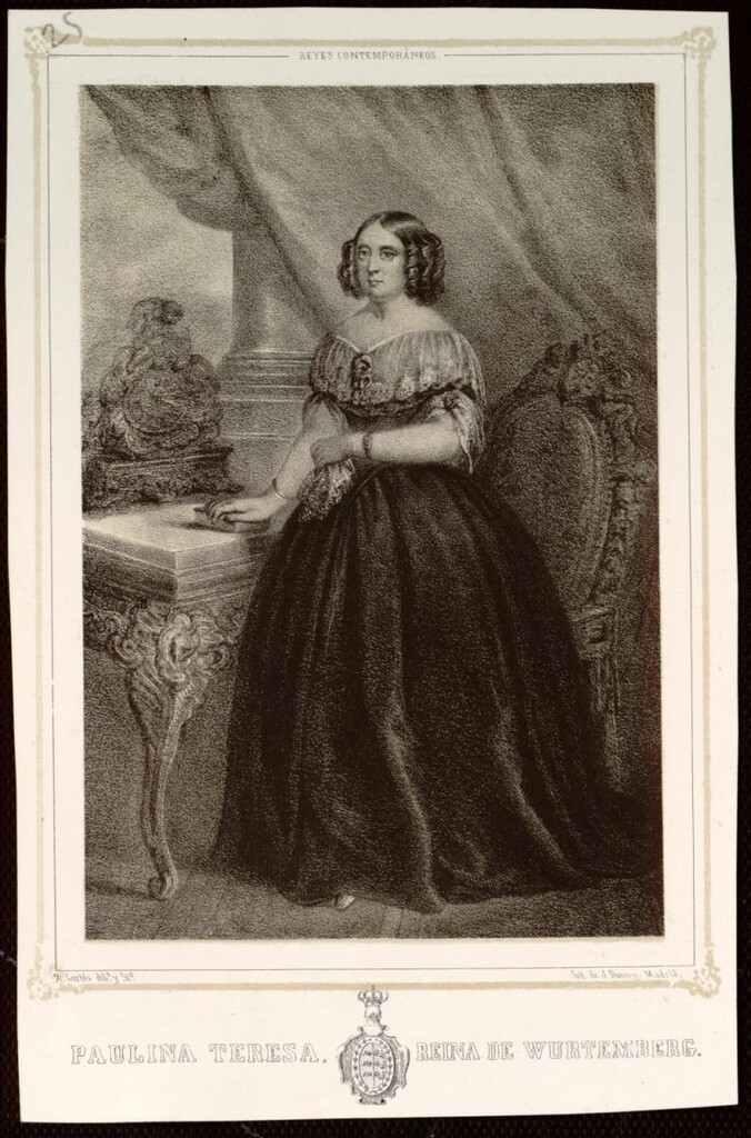 Miniatura de Paulina Teresa, Reina de Wurtemberg